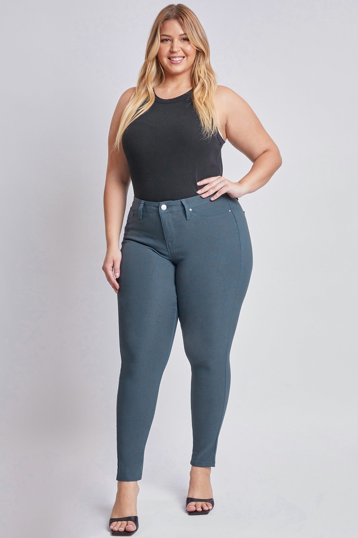 Zenana Outfitters Leggings Pants Nylon/Spandex Size 1X/2X 