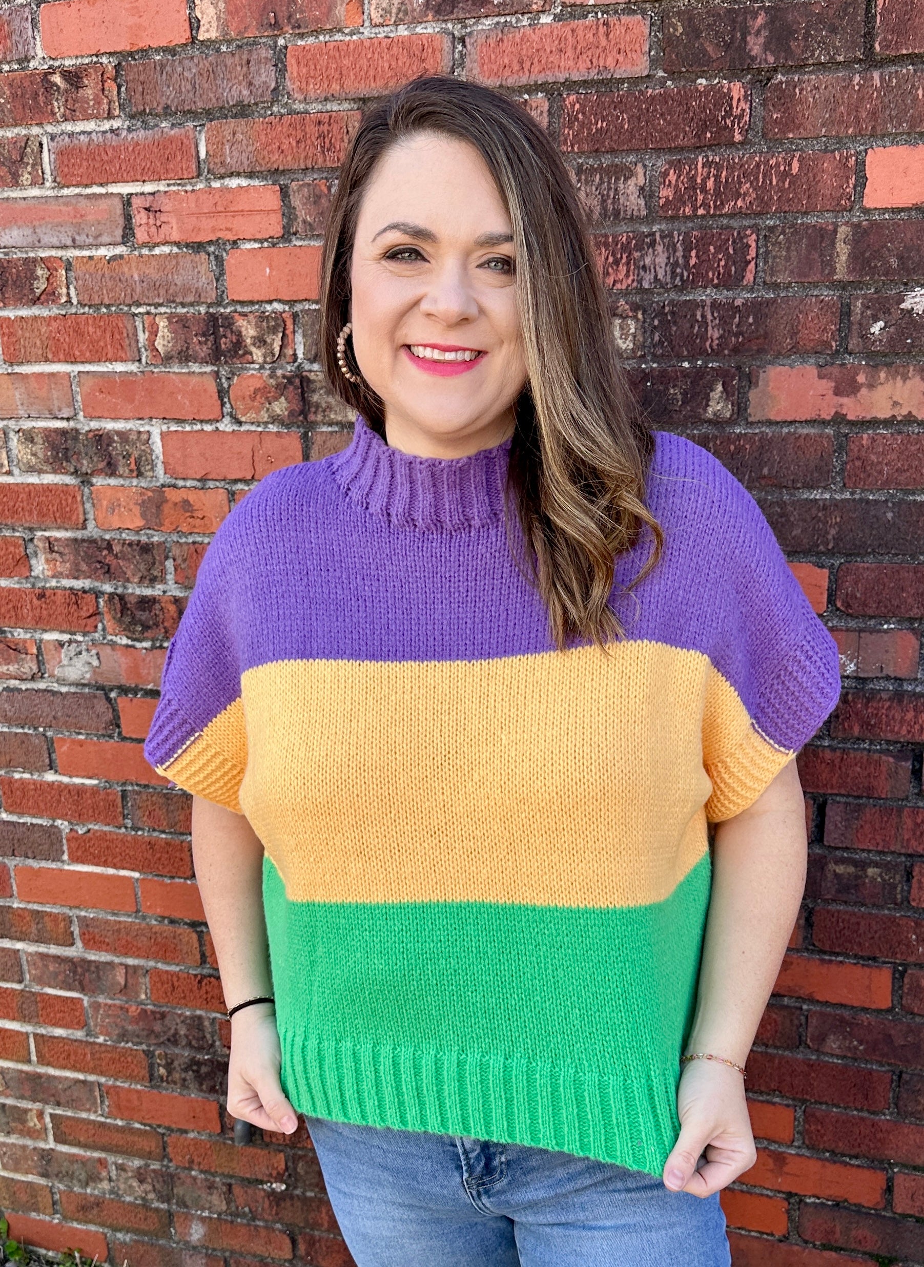 Mardi Gras Sweater