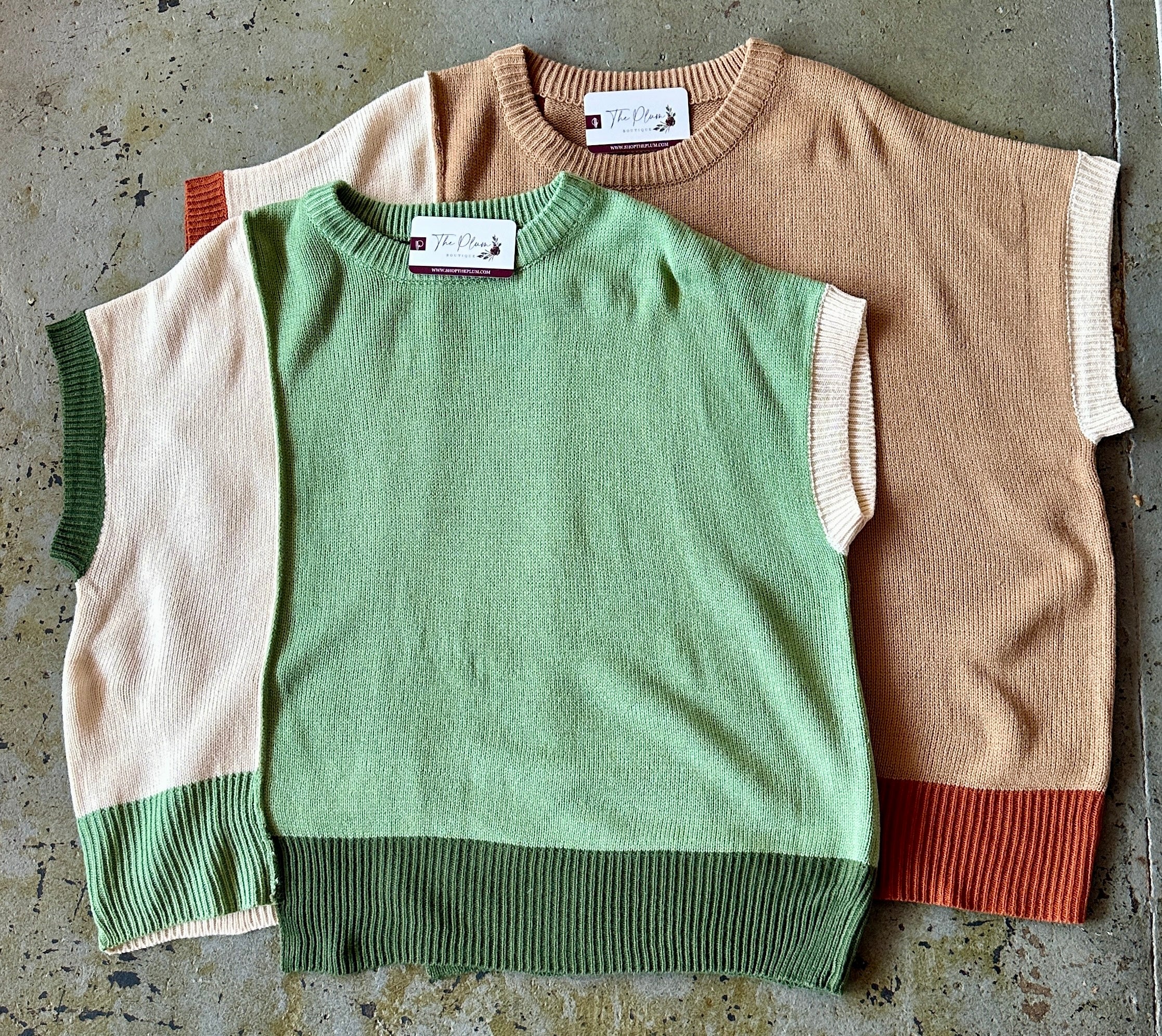 Colorblock Knit Sweater