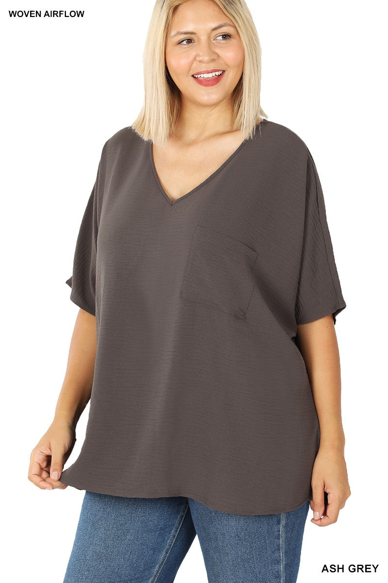 V-Neck Airflow Top