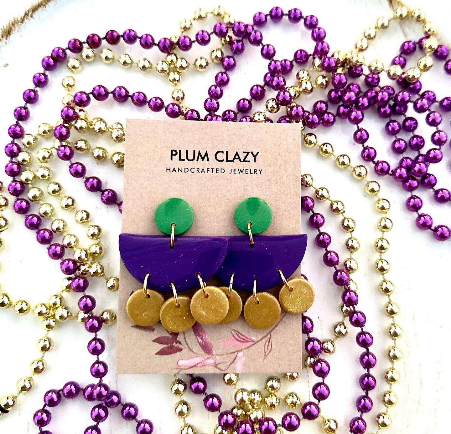 Fun Mardi Gras Dangle